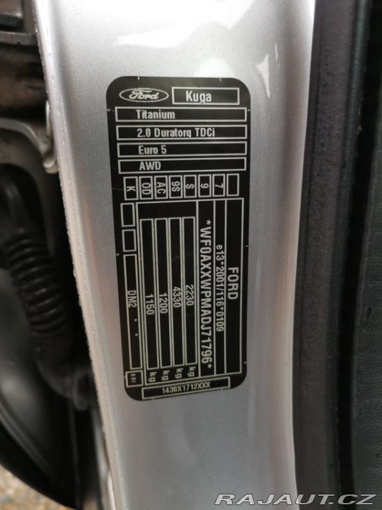 Ford Kuga 2.0 TDCI 103KW 2013 4x4 P 2013