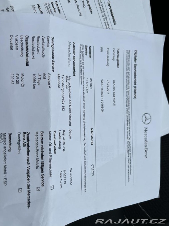 Mercedes-Benz GLA 200d 4Matic Urban-ODPOČET 2014
