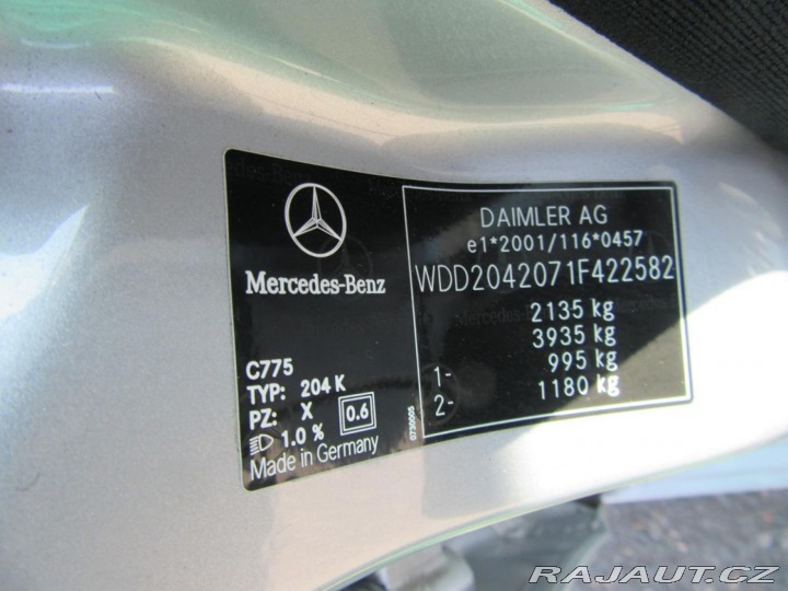 Mercedes-Benz C 2,1 200 CDI Servisní knih 2009