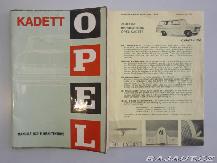 Opel Kadett 1000 Lux VZÁCNÝ VETERÁN ! 1964