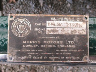 Ostatní značky Ostatní modely Morris Minor 1000 1960