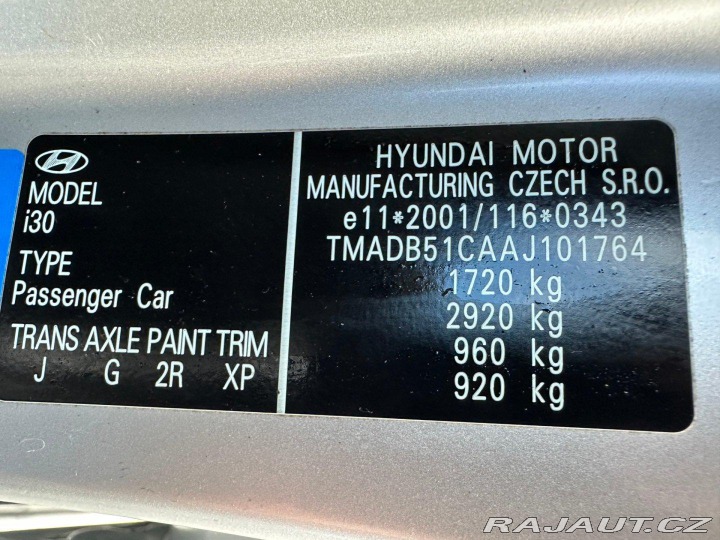 Hyundai i30 1.4 16v 80kw 2010