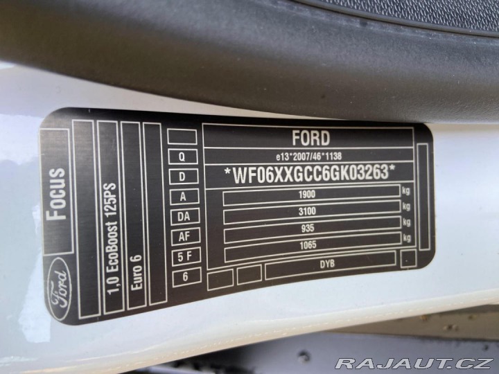 Ford Focus 1.0 Ecoboost 92kw 2016