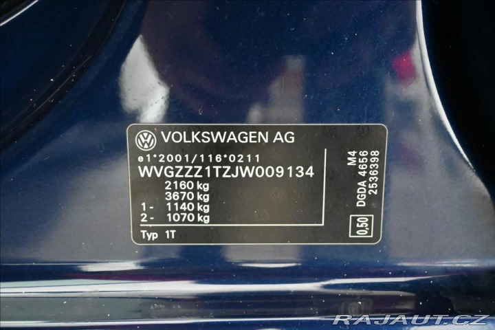 Volkswagen Touran 1,6 TDi 85kW DSG Comfortl 2017