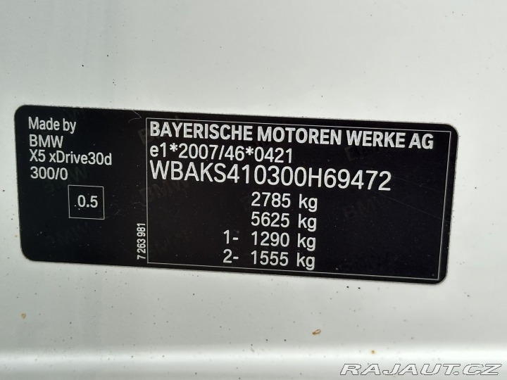 BMW X5 3,0D 190kW X-Drive M-Pack 2015