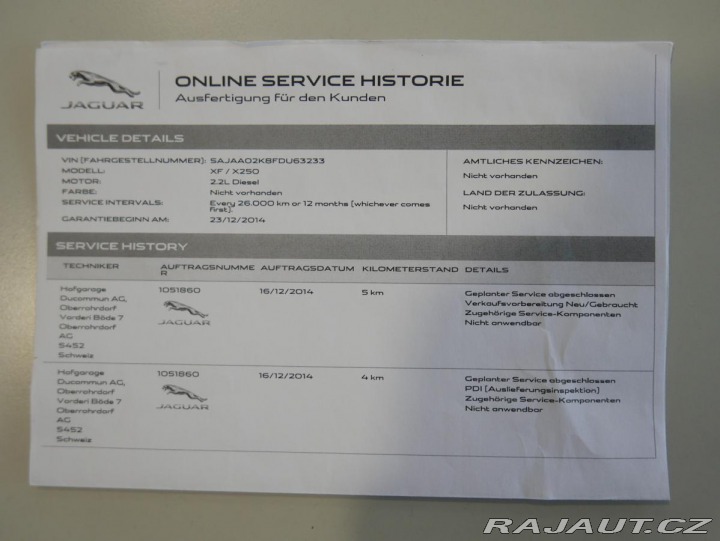 Jaguar XF 2,2L Diesel Kombi Automat 2014