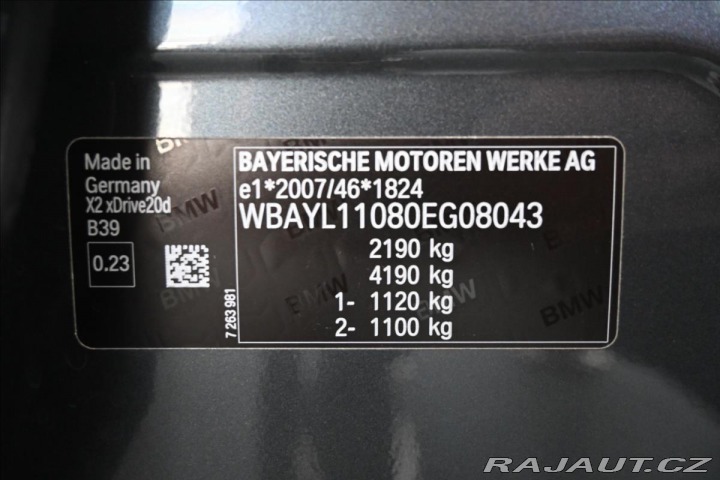 BMW X2 2.0d xDrive 140kW AT8 Adv 2018