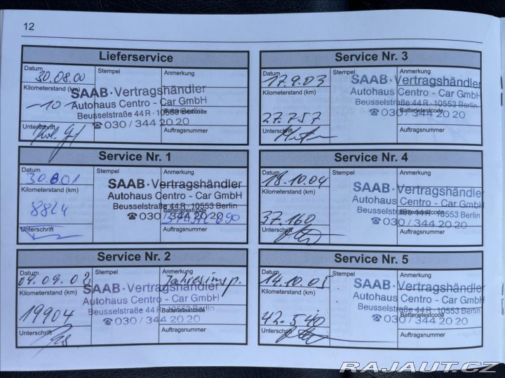 Saab 9-3 2.0 T Automat*REZERVACE! 2000
