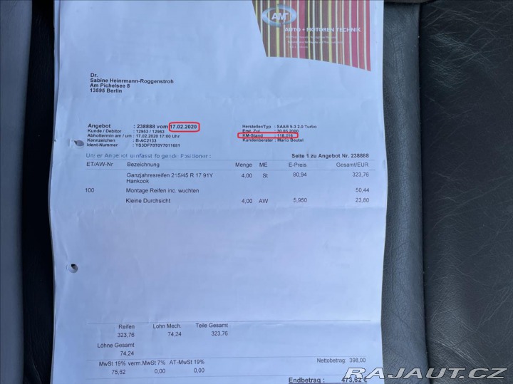 Saab 9-3 2.0 T Automat*REZERVACE! 2000