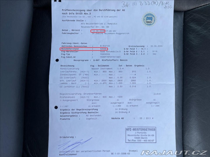 Saab 9-3 2.0 T Automat*REZERVACE! 2000