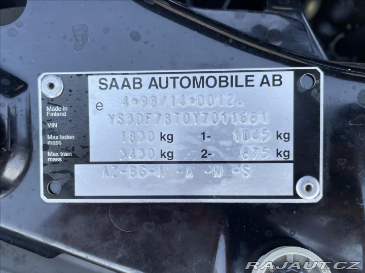 Saab 9-3 2.0 T Automat*REZERVACE! 2000