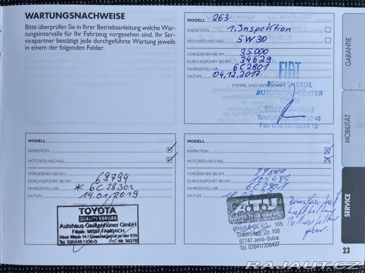 Fiat Dobló 1.6 MJT REZERVACE!! 2016