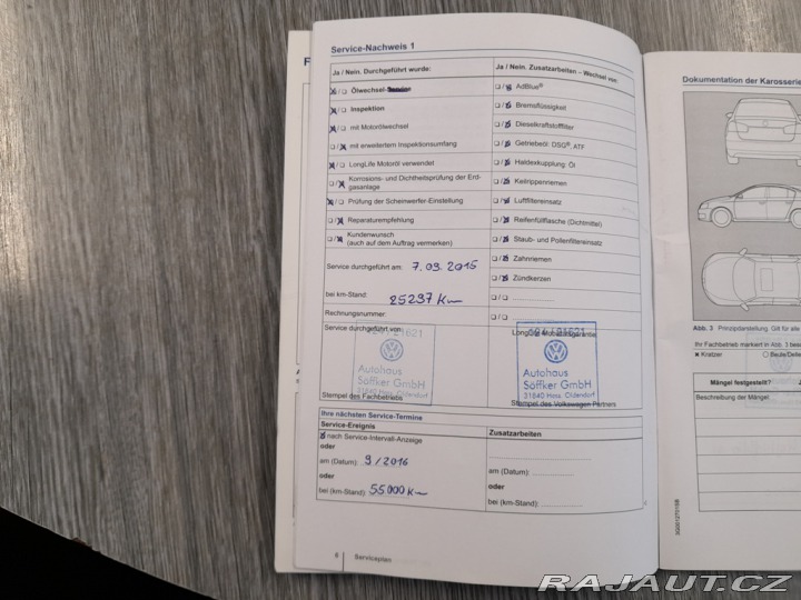 Volkswagen Passat 2,0 TDI 110 KW 2X PNEU SK 2015