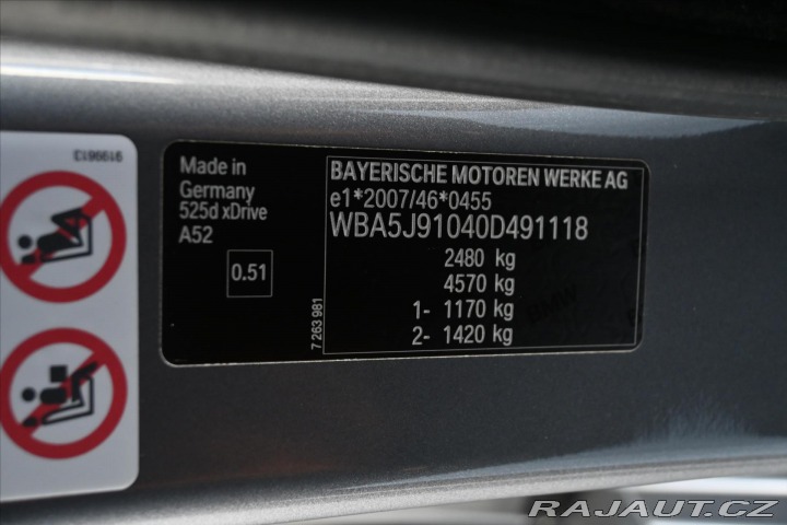 BMW 5 2,0 525d 160kW xDrive AT/ 2014