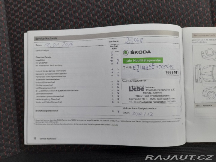 Škoda Rapid 1,6 TDI 66 KW STK AC KM 2013