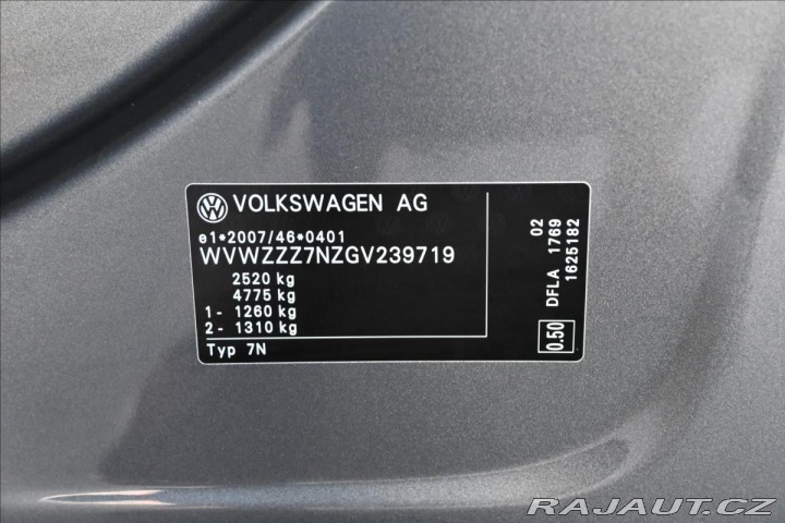 Volkswagen Sharan 2,0 TDI 110 kW 7/Míst Zár 2016