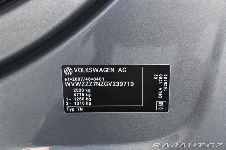 Volkswagen Sharan 2,0 TDI 110 kW 7/Míst Zár 2016