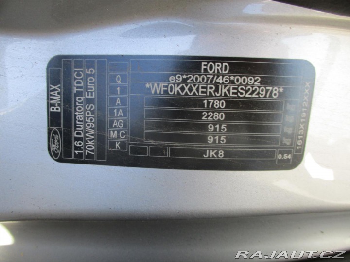 Ford B-MAX 1,6 TDCi 70kw Trend bez k 2014