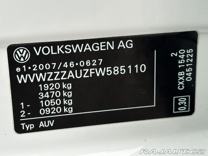 Volkswagen Golf Sportsvan 1,6TDI 81kW 1.MAJITEL SER 2015