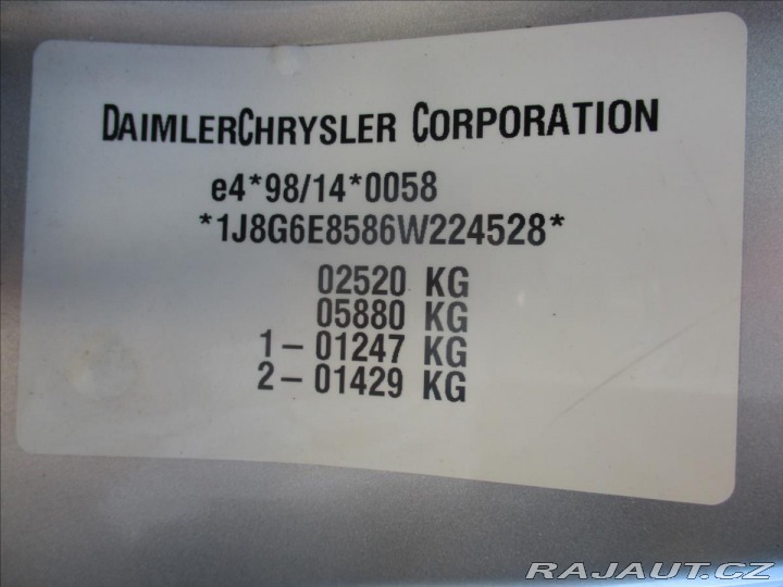 Jeep Cherokee 2,8 CRD Sport 120kw Autom 2006