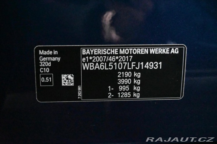 BMW 3 320d 140 kW LED STEPTRONI 2020