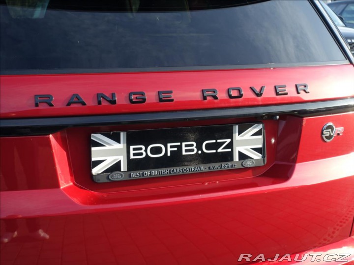 Land Rover Range Rover Sport 5,0 423kW SVR, ČR, 1.Maj 2018