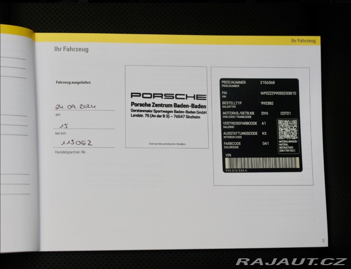 Porsche Ostatní modely 911 Carrera Cabrio *FACELIFT!*SportChrono*P 2024