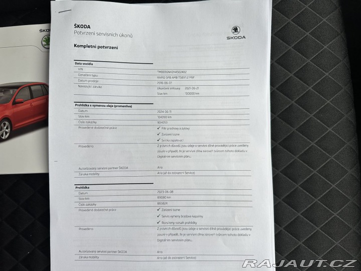 Škoda Rapid 1,2TSI 81kW STYLE TAŽNÉ 2 2016
