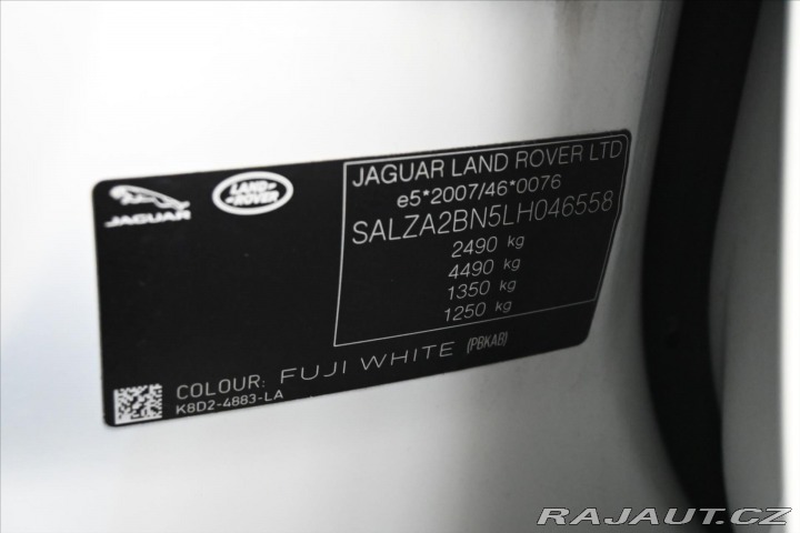 Land Rover Range Rover Evoque 2,0 D180 MHEV AWD 132kW A 2019