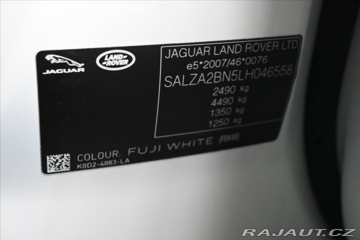 Land Rover Range Rover Evoque 2,0 D180 MHEV AWD 132kW A 2019