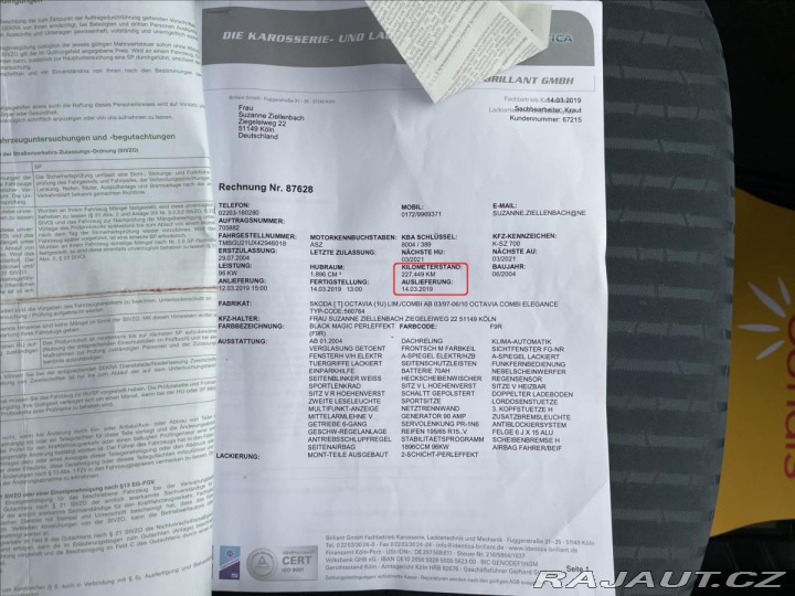 Škoda Octavia 1,9 TDI 96kW Elegance*D.K 2004