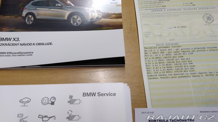 BMW X3 2,0d xDrive ČR 1 majitel 2012