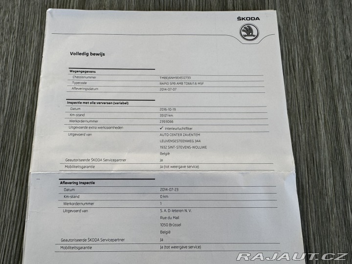 Škoda Rapid 1,6 TDI 66 KW STK KM SK 2014