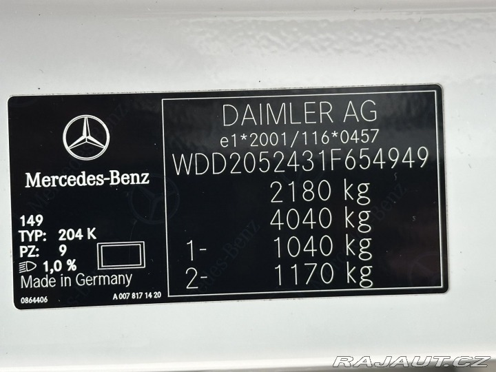 Mercedes-Benz C 2,0i 134kW 4Matic Avantga 2017