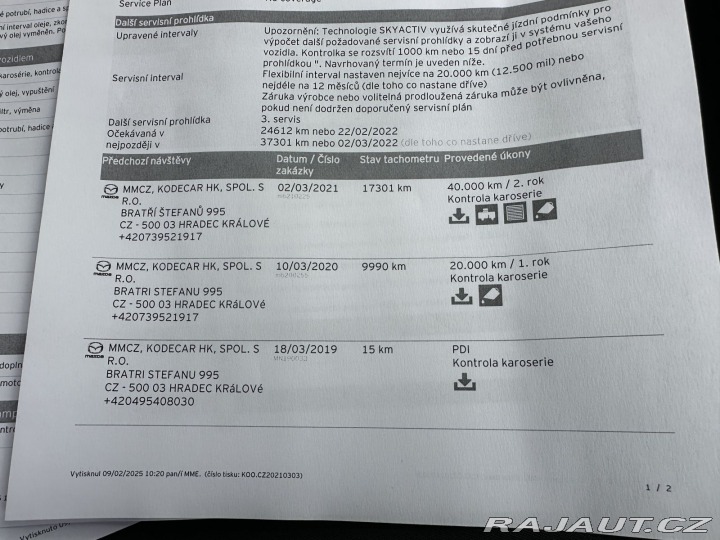 Mazda 2 1,5i 66kW Takumi+ 2.MAJIT 2019