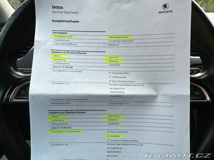 Škoda Octavia SCOUT 2.0Tdi 135kw 2019