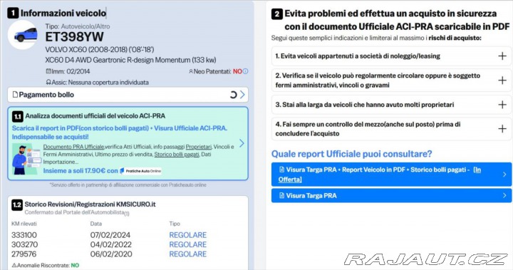 Volvo XC60 2,4 D4 Summum AWD AT GPS 2014