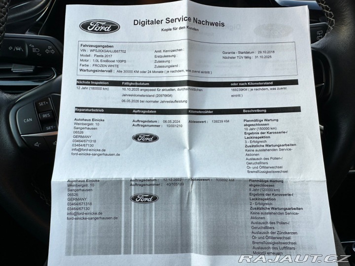 Ford Fiesta 1.0Ecoboost 74kw 2018