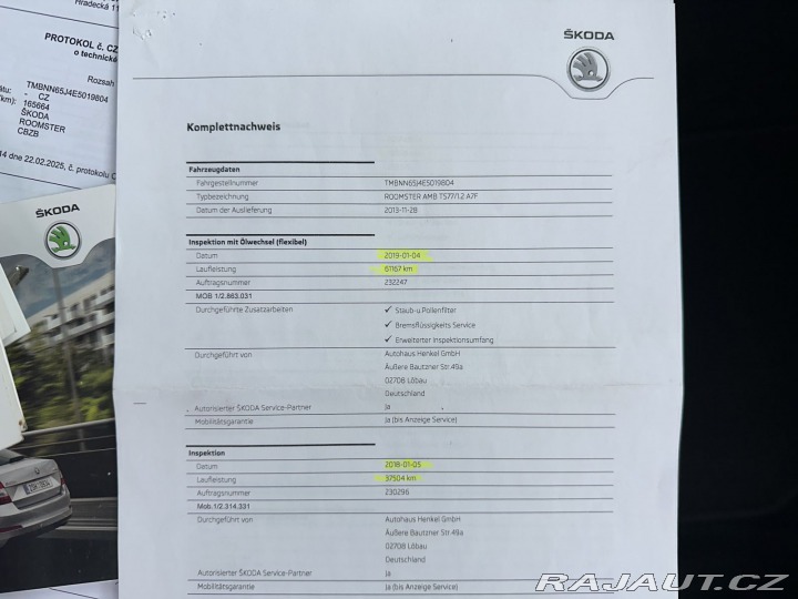 Škoda Roomster 1,2TSI 77kW DSG FRESH TAŽ 2013