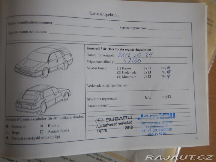 Subaru Outback 2.0 D 110 KW 2008