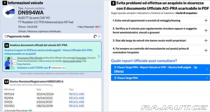 Audi TT 2,0 TFSi 147kw S-Line 2007