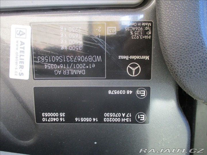 Mercedes-Benz Sprinter 2,2 315CDI/S KB 3.5t Klim 2012
