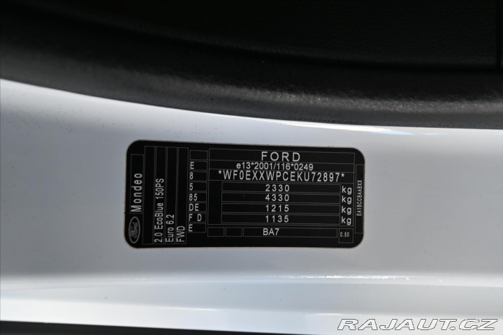 Ford Mondeo 2,0 ECOBUE 110 kW AT/8 Zá 2019