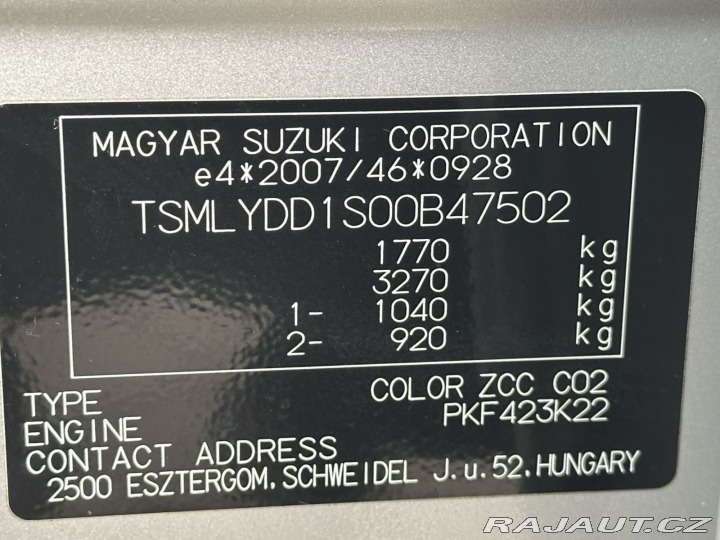 Suzuki Vitara 1,4T 103kW BoosterJet PEM 2022