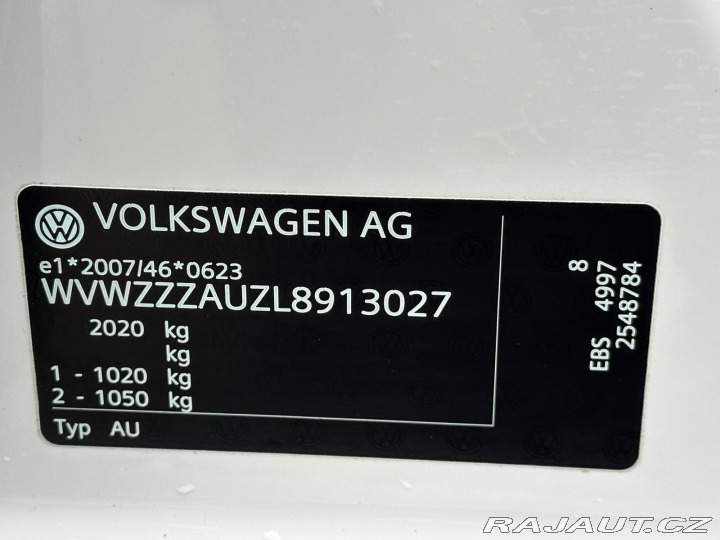 Volkswagen e-Golf 100kW 32kWh AC/DC TEPELNÉ 2020