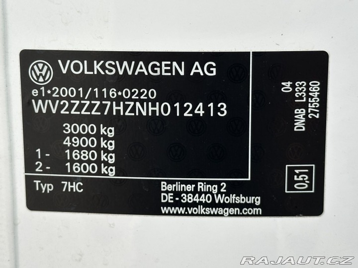 Volkswagen Transporter T6.1 2,0TDI 81kW LONG 9.M 2021