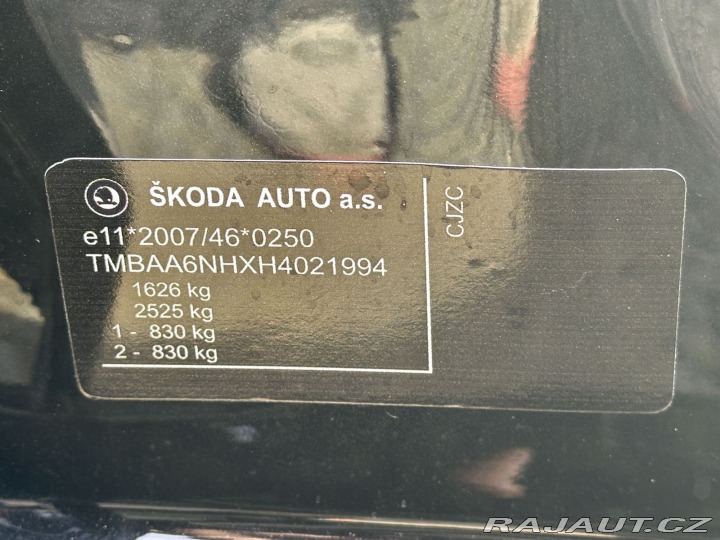 Škoda Rapid 1,2TSI 66kW 2.MAJITEL SER 2017