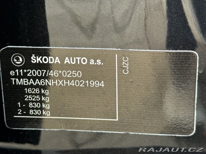 Škoda Rapid 1,2TSI 66kW 2.MAJITEL SER 2017