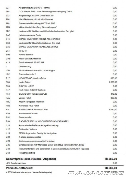 Mercedes-Benz E 300de 4MATI PANO ZÁRUKA 9 2023
