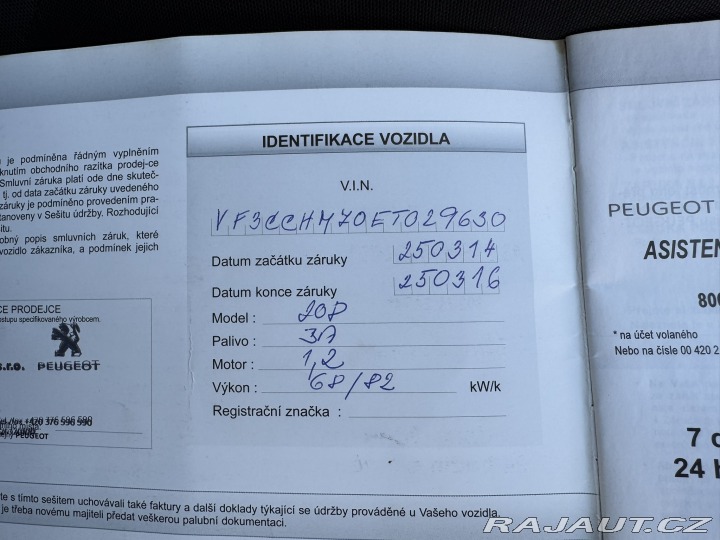 Peugeot 208 1,2 60 KW STK KOLA AC 2014